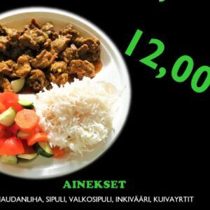 Yksinkertainen NaudanBhuna Ateria