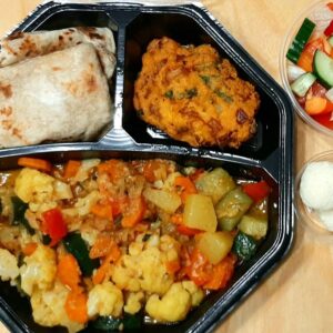 Kasviscurry ja Ruti Ateria