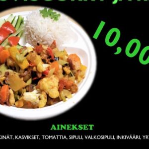 Yksinkertainen kasviscurry Ateria